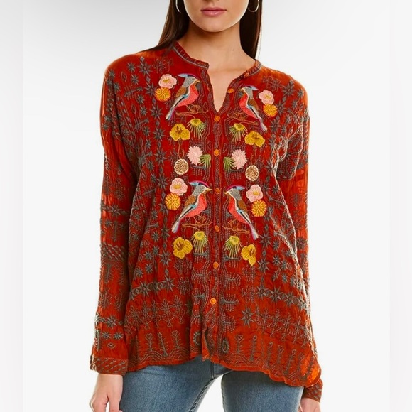 Johnny Was Womens Alani Blouse - Picture 1 of 7